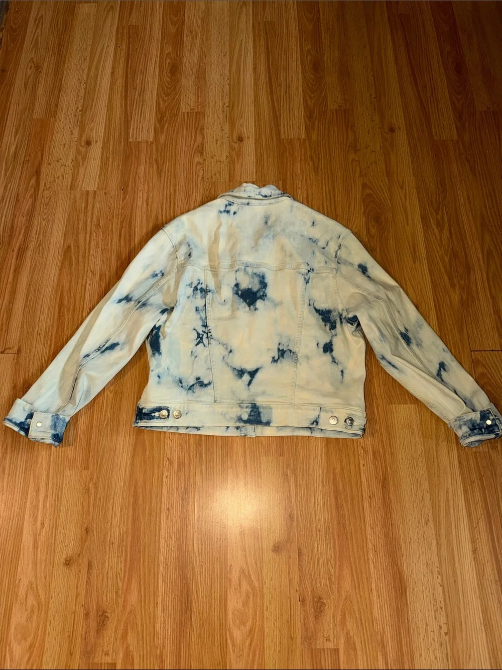 Veronica Beard Kinley Tie Dye Denim Jean Jacket Size Medium